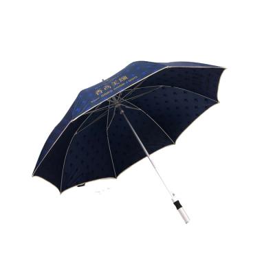 China Titleist Waterproof Double Layer Golf Umbrella With Mesh / Wind Resist Golf Umbrella With Golf Club Handle for sale