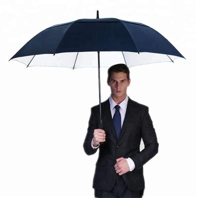 China Super Windproof Swivel 24 Double Ribs Business Golf Umbrella for sale