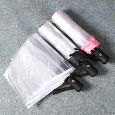 China Straight Rod Umbrella Hot Sale Cheap Promotional Transparent Clear Umbrella for sale