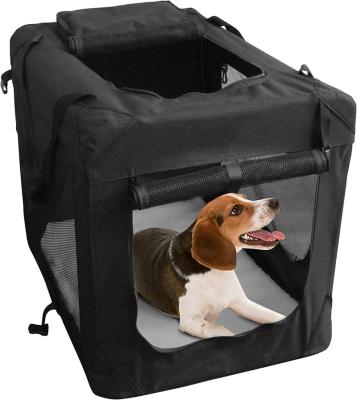 China Breathable Soft Breda Dog Crates Kennel For Pets With Straps And Fleece Mat for sale