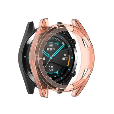 China Protective Watch Cases For Huawei Watch GT2 42mm Frame Clear Replacement TPU Watch Protector Case Cover Device for sale