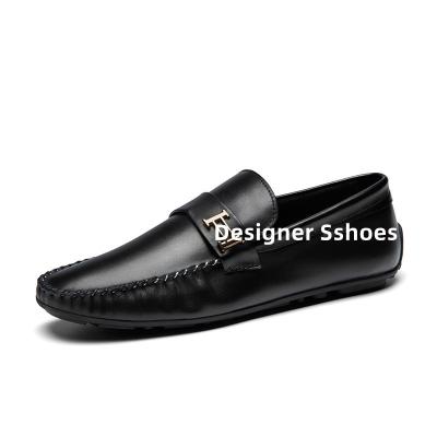 China Massage Manufactures Original High Quality Fashionable Casual Loafers Italian Dress Brand Shoes for Men Leather for sale