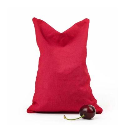 China Anti-static cheap high quality health red cotton bed sleep cherry mine washable pillow for bed for sale