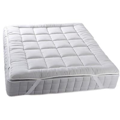 China New Designer Microfiber Fabric Latex Mattress Topper Quilted Quilted Fitted Mattress Pad Hypoallergenic for sale