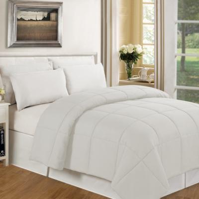 China Good American / Europe / Style Modern Polyester Filled Customized Bedroom Bed Comforter Set White Duvet Comforter for sale