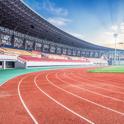 China Steel Fabricated Staidum Large Scale Prefab Steel Structure Sports Stadium for sale