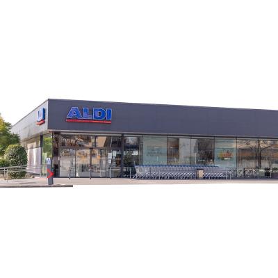 China Super Market Modern Prefab Modern Shopping Mall Steel Structure Buildings for sale