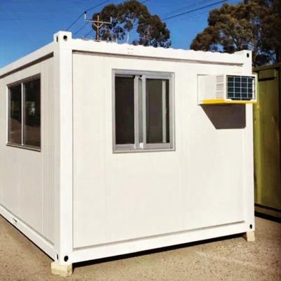 China Light 40ft low price flat pack container house modern steel camping prefab detachable container house for sale