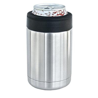 China Sustainable Personalized Stainless Steel Doubel Wall Can Cooler Metal / Bottle Cooler for sale