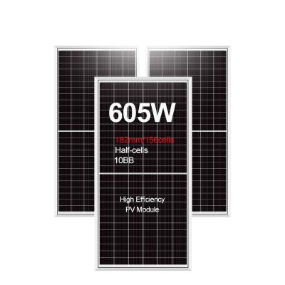 China Solar Power System Amosolar Newest High Quality 156Cells 575w 580w 585w 590w 595w 600w 605w Mono A Grade Solar Panel For Home Use for sale