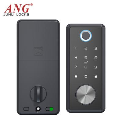 China High Security Security Ttlock Home Digital Key Bedroom Durable Waterproof Portable Electric Biometric Fingerprint Tuya Smart Door Locks for sale