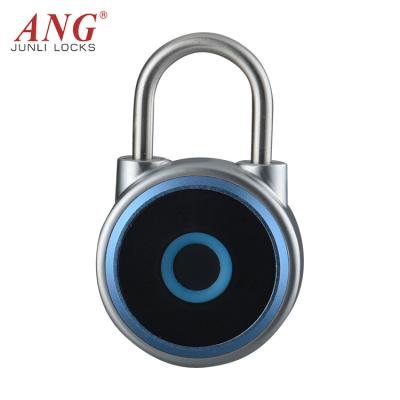 China New Product Durable Automatic Biometric Blue Metal Fingerprint Security High Security Smart Padlock for sale