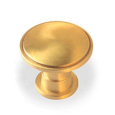 China Round Cabinet 40mm Diameter Furniture Rose Gold Cabinet Wardrobe Dresser Drawer Mushroom Knob Handles for sale