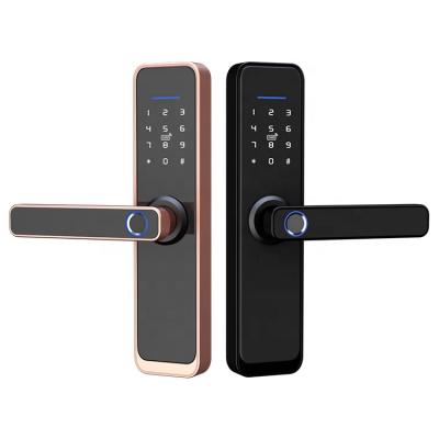 China High Security New Tuya Style APP Digital Door Lock Durable Safe Electronic Smart Card Wireless Security Latch for sale