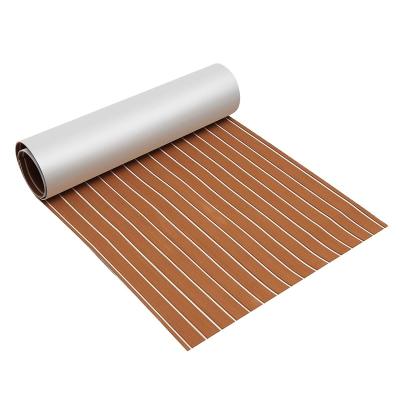 China Best Ocean UV Resistant Eva Synthetic Foam Faux Teak Marine Boat Mat Decking for Marine Flooring for sale