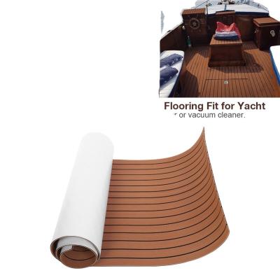 China Heat Resistant UV Resistant UV Non Slip Flooring Material 6mm Eva Decking Bevel Eva Teak Boat 5mm for sale