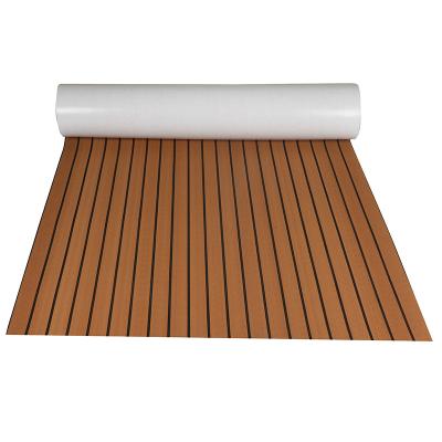 China Eva Foam Boat Flooring With 3m UV Resistant UV Glue Decking Strength Soft Eva Foam Sheet For Marine Decking for sale