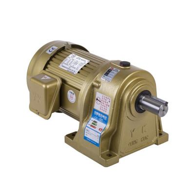 China Manufacturing Plant Yongkun horizontal reducer 1/2-3HP High Torque Low rpm AC Gear Reduction Brake Motor for sale