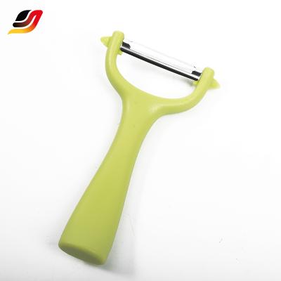 China Unique Sustainable High Quality Kitchen Tools PP Handle Stainless Steel Apple Peeler for sale