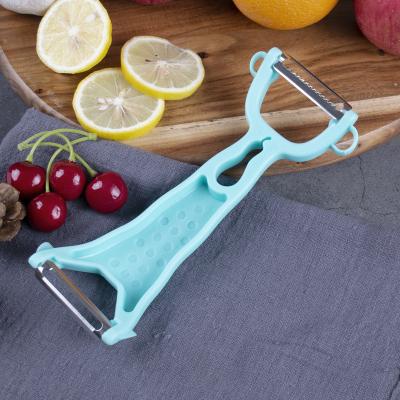 China High Quality Sustainable Sustainable Fruit and Vegetable Tools Kitchen Cooking Instrument PP Handle Stainless Steel Potato Peeler for sale