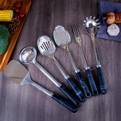 China Sustainable Kitchen Tool Stainless Steel Antihot Accessories 7PCS High Quality Cookware Set for sale