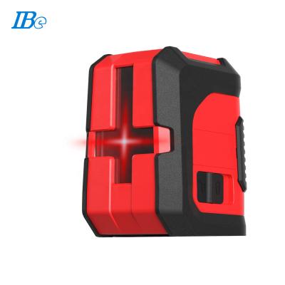 China Mini 2 Lines Indoor Construction Laser Level Suppliers Self Leveling Cross Line Laser Rotation Manual Universal Measurement Level 70.4*62.1*90.5mm for sale