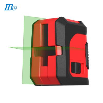 China 2 Line Mini Horizontal Green Manual Rotating Self Leveling Laser Levels Precision Auto Rotating Cross Laser 70x62x89.3mm for sale