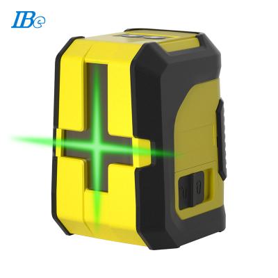 China Manual Rotating Laser Level 360 Rotating Green Line Cross Precision Laser Manual 2 Line Level Green 70x62x89.3mm for sale