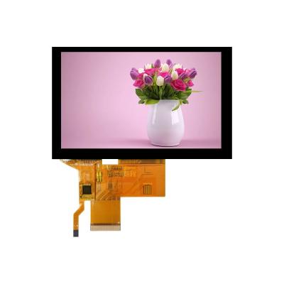 China 350 Cd/m2 Capacitive Panel Touch Screen 5 Inch IPS Capacitive Touch Screen 800x480 for sale