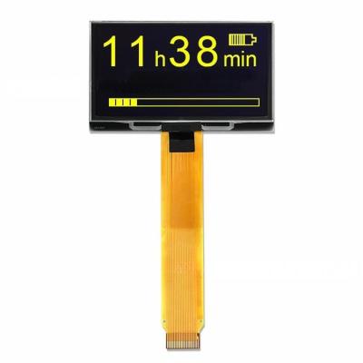 China 2.6 inch Yellow Oled Display 128x64 OLED Module 80 Cd/m2 Driver IC SSD1309 for sale