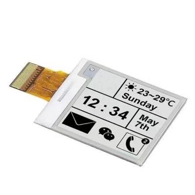 China Kleine E-papier display 152X152 E-papier display module 1,31 inch Met SPI interface Te koop