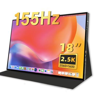 China 18 Inch Monitor Hdmi 2560x1600 Resolution Monitor 2.5K+155Hz 1200 Brightness for sale