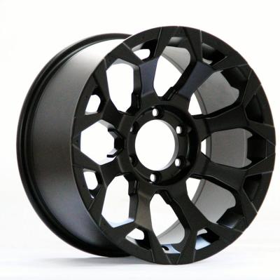 China 17 Inch 5/6 Hole Aluminum Professional Gravity Casting Solid Color Alloy Wheel Rims for sale