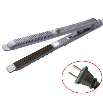 China Steam Infrared Ceramic Tourmaline Flat Iron Hair Salon Styling Hair Ceramic Crimper Wrinkling Tourmaline Flat Irons Hesitate Straighteners Flat Iron for sale