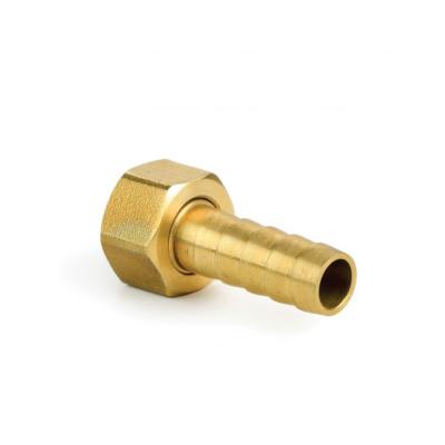 China Industry General Hot Sale Brass Thumb Hex Nut For Gas Or Oil Delivery Pipe for sale