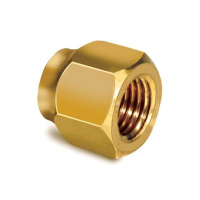 China High quality general industry 15mm compression brass hex nut for gas or oil delivery pipe for sale