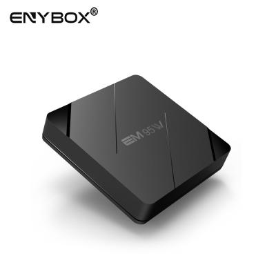 China Custom high speed ott tv box EM95W quad core google play store 2gb 16gb hd 4k iptv set top box for sale