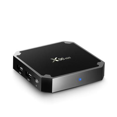 China ott tv mini s905w box x96 quad core android 7.1 smart small size amlogic iptv set top box for sale