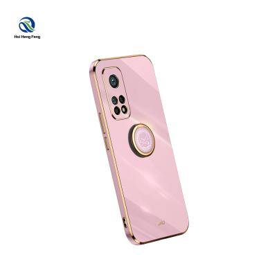 China Xiaomi MI 10t Llet Silicone Plating Frame Anti-sweat Hive Design Anti-drop Fashion Mobile Phone Case Xiaomi Straight Loop 10t+1 for sale