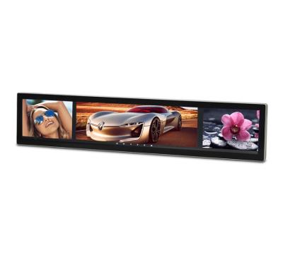 China YRDISPLAY Indoor 37.6 Inch Indoor LCD Bar Screen Bar Screen Ultra Wide Stretched LCD Screen Display bar 1920x360 for sale