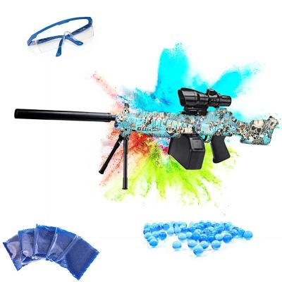 China 2022 Team Game Splatter Ball Firearm M249 Gel Ball Electric Shooting Blaster Outdoor Activity-Combat Toy Gun for Kids, for Outdoor Activities Shooting Game for sale