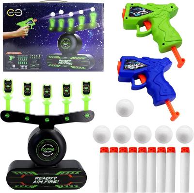 China Toy Floating Ball Electronic Shooting Arcade Game for Kids with Dart Toy Gun, 10 Floating Ball Foam Targets Floating Target for Guns for sale