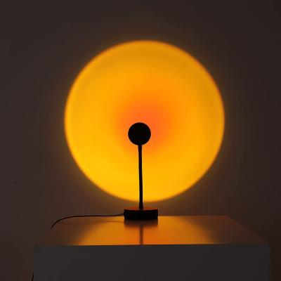 China Modern Internet Celebrity Lamp Sunset Lamp Aperture Projection Rainbow Seven Color Lamp for sale