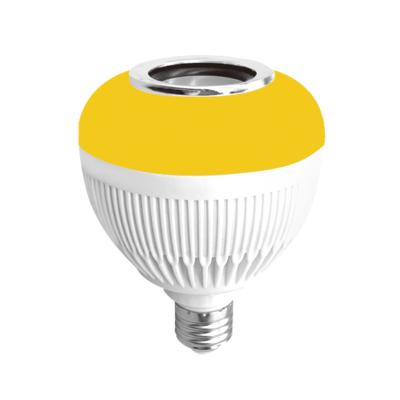 China LED music home audio video bulb E27 led light wireless speaker with mini speaker for sale