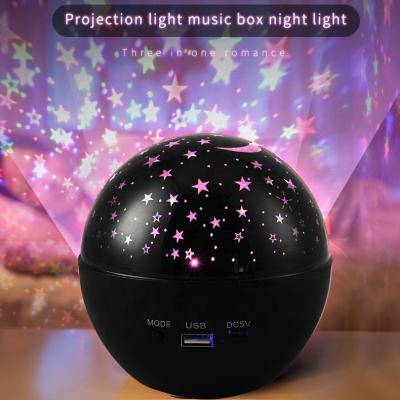 China Laser Water Ripple Star RGB LED Sky Fill Lights For Bedroom Led Star Projection Wireless Speaker for sale