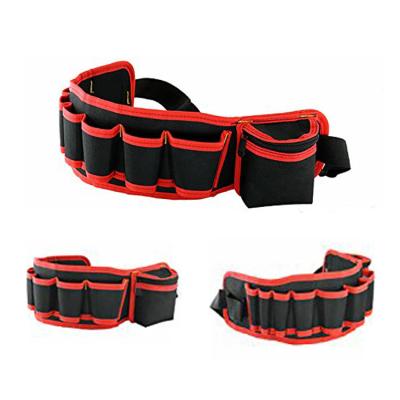 China Multifunctional Polyester Tool Waist Bag Oxford Tool Bag 8 Pockets Tool Belt for sale