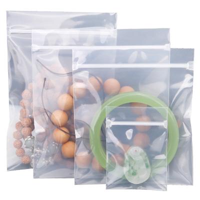 China Hot Sale Recyclable Thickened High Transparent PPE Ziplock Bag Resealable Reusable Jewelry Bag for sale