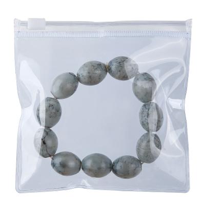 China Manufacturer Wholesale Recyclable Zipper Lock PVC Jewelry Thickening Transparent Bracelet Earring Packaging Pouch for sale