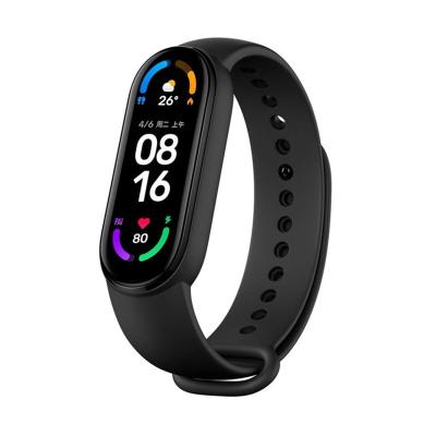 China MP3 Playback Smart Band Heart Rate Blood Pressure Monitor Color Screen M6 Smart Watch Wristband IP67 Waterproof for sale