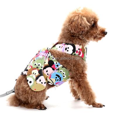 China OEM/ODM Custom Multicolor Pet Fashion Strap Plane Train Puppy Vest Harness And Leash Set Breathable Adjustable Dog Harness for sale